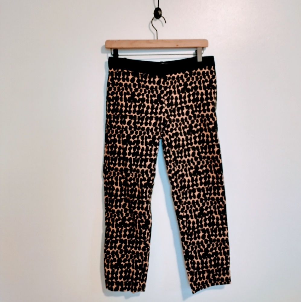 Loft leopard print dress pants size 0, zoe